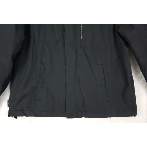 Zero X Posur ~Men's Size L~ Black Zip Front Drawstring Winter Jacket Hoded. - Picture 7 of 12